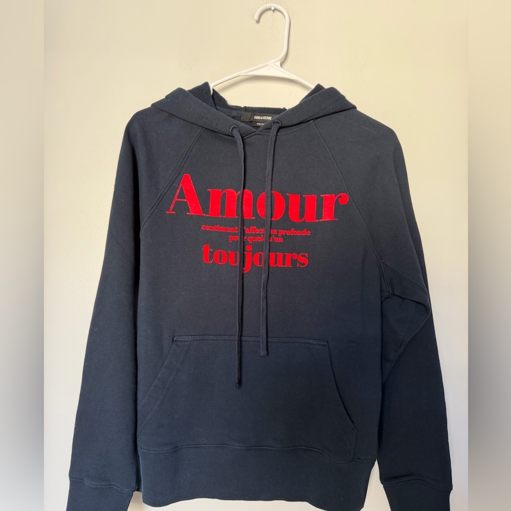 Zadig & Voltaire Clipper Mo Amour Hoodie / NWT